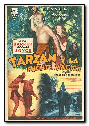 Tarzans Magic Fountain Lex Barker Brenda Joyce - Click Image to Close