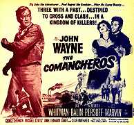 COMANCHEROS John Wayne, Stewart Whitman