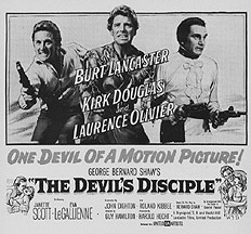 DEVIL'S DESCIPLE Burt Lancaster, Kirk Douglas