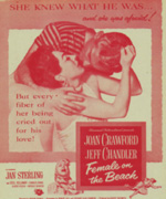 FEMALE ON THE BEACH Joan Crawford, Jeff Chandler