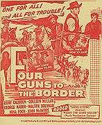 FOUR GUNS TO THE BORDER Rory Calhoun - Click Image to Close