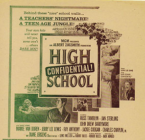 HIGH SCHOOL CONFIDENTIAL Jerry Lee Lewis, Rock'N'Roll - Click Image to Close