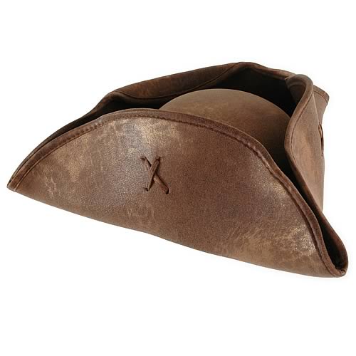 Disney Pirates of the Caribbean Jack Sparrow Adult DELUXE HAT - Click Image to Close