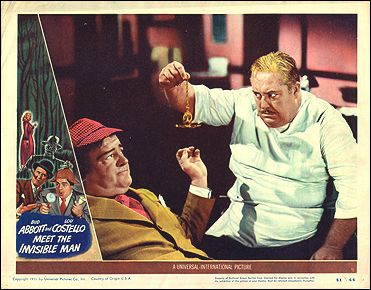 Abbott and Costello Meet the Invisible Man 3 Costello pictured - Click Image to Close