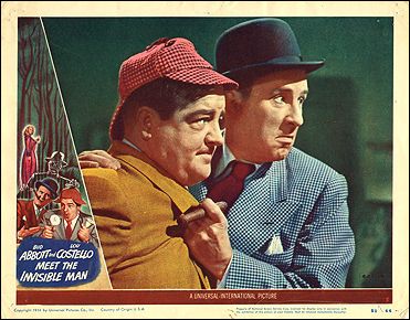 Abbott and Costello Meet the Invisible Man both pictured - Click Image to Close