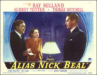 Alias Nick Beal Ray Milland Audrey Tolller - Click Image to Close
