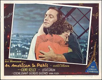 American in Paris Gene Kelly Leslie Caron - Click Image to Close