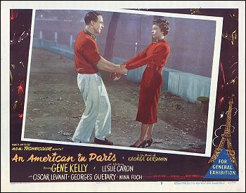 American in Paris Gene Kelly Leslie Caron - Click Image to Close