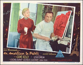 American in Paris Gene Kelly Leslie Caron - Click Image to Close