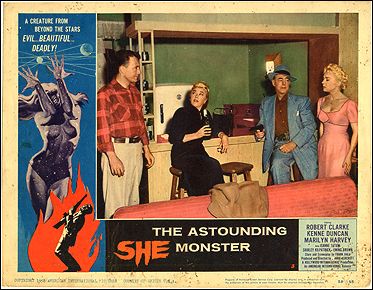 Astounding She Monster Robert Clark Marilyn Harvey pictured