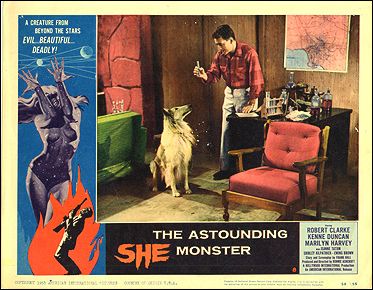 Astounding She Monster Robert Clark Marilyn Harvey pictured - Click Image to Close