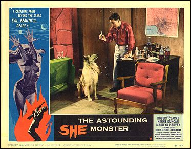 Astounding She Monster Robert Clark Marilyn Harvey pictured