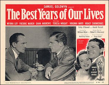 Best Years of Our Lives Myrna Loy Dana Andrews Fredrick March and andrews pictured - Click Image to Close