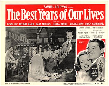 Best Years of Our Lives Myrna Loy Dana Andrews Fredrick March and andrews pictured - Click Image to Close