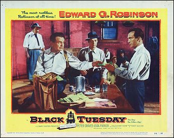 Black Tuesday Edward G. Robinson Peter Graves #4 1955 - Click Image to Close