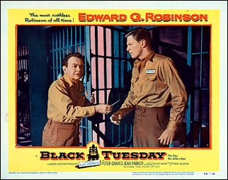 BLACK TUESDAY Edward G. Robinson Peter Graves #7 1955 - Click Image to Close