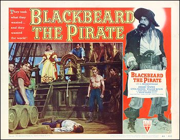 Blackbeard the Pirate Robert Newton, Linda Darnell, William Bendix 1952 # 5 - Click Image to Close