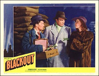 BLACKOUT Conrad Veidt, Valery Hobson 1940 - Click Image to Close