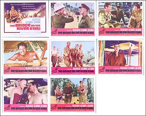 Bridge of the River Kwai William Holden Alec Guinness Sessue Hayakwa 1963R - Click Image to Close