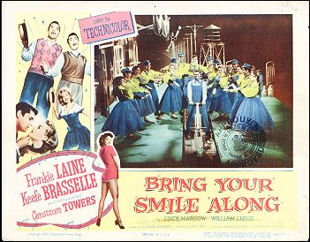 Bring Your Smile Along Frankie Lane 1955 censor stamp - Click Image to Close