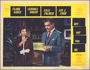 But Not For Me Carroll Baker Lilli Palmer Clark Gable pictured - Click Image to Close