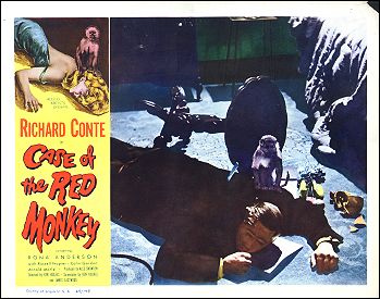 Case of the Red Monkey 1956 8 card Set condition from g to ex - Click Image to Close