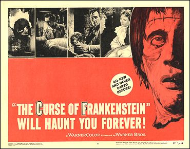 Curse of Frankenstein Lee and Cushing - Click Image to Close