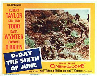 D-DAY THE SIXTH OF JUNE #3 from the 1956 movie. Staring Robert Taylor, Edmond O'Bria - Click Image to Close