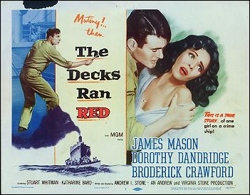 Decks Ran Red Dorothy Dandridge lobby card #1 from the 1958 movie - Click Image to Close