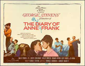 DIARY OF ANNE FRANK 8 card set from the 1959 movie. Staring Mille Perkin, Shelly Winters - Click Image to Close