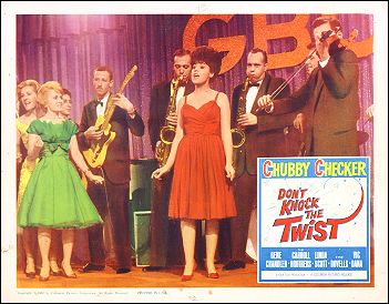Don't Knock the Twist Chubby Checker card #2 from the 1962 movie - Click Image to Close