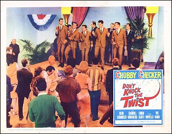 Don't Knock the Twist Chubby Checker card #6 from the 1962 movie - Click Image to Close