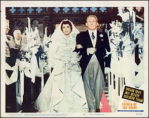 Father of the Bride Spencer Tracy, Elizabeth Taylor - Click Image to Close