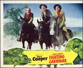 Fighting Caravans Gary Cooper - Click Image to Close