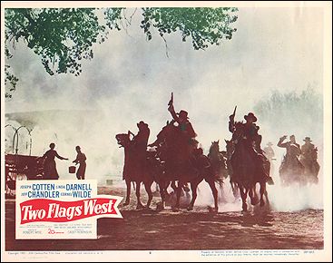 Two Flags West Joseph Cotton Jeff Chandler - Click Image to Close