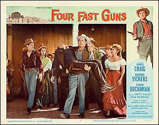 Four Fast Guns - Click Image to Close