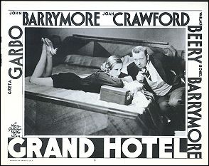 GRAND HOTEL Greta Garbo, Jonh Barrymore, Joan Crawford # 3 Release - Click Image to Close