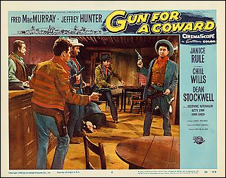 GUN FOR A COWARD FRED MACMURRAY, CHILL WILLS 1956 # 6 - Click Image to Close