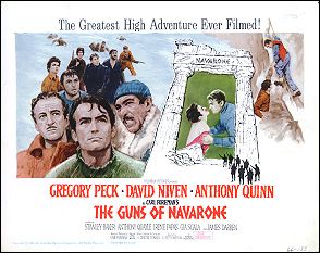 GUNS OF NAVERONE GREGORY PECK, ANTHONY QUINN 1966 TC - Click Image to Close