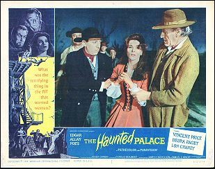HAUNTED PALACE Vincent Price, Debra Paget, Lon Chaney 1963 # 1 - Click Image to Close