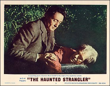 Haunted Strangler Boris Karloff pictured - Click Image to Close