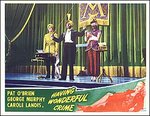 Having A Wonderful Crime George Murphy, Carol Landis 1944 - Click Image to Close