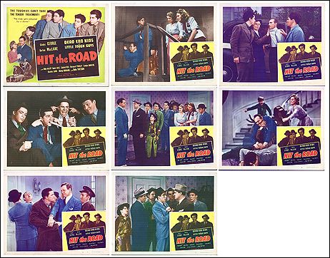 Hit the Road Dead End Kids 1956 8 card set - Click Image to Close