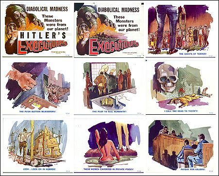 Hitler's Executioners 1959 8 card set - Click Image to Close