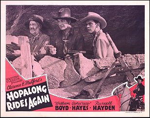 HOPALONG RIDES AGAIN William Boyd, Gabby Hayes, Rossell Hayden - Click Image to Close