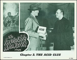 INVISIBLE MONSTER Chapter 2: The Acid Clue 1950 - Click Image to Close