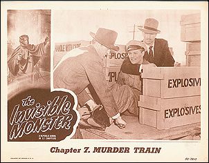 INVISIBLE MONSTER Chapter 7: Murder Train 1950 - Click Image to Close