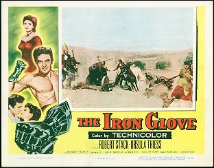 IRON GLOVE Robert Stack 1954