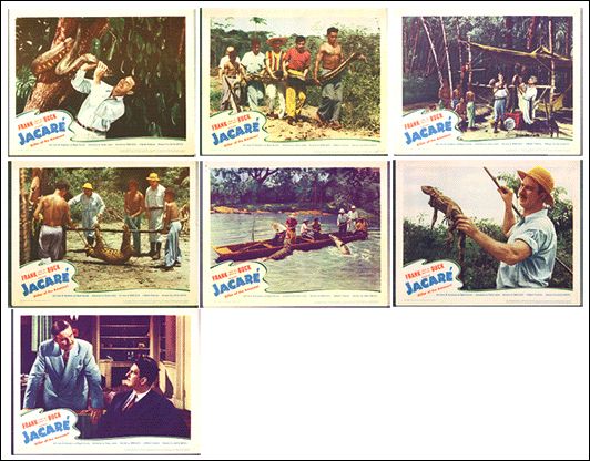 JACARE Frank Buck Bring them Back Alive 1942 7 CARD SET - Click Image to Close