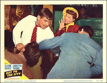 Key to the City Clark Gable Loretta Young both pictured - Click Image to Close